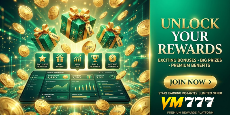 Bonus Harian VM777 Terbaru 2026
