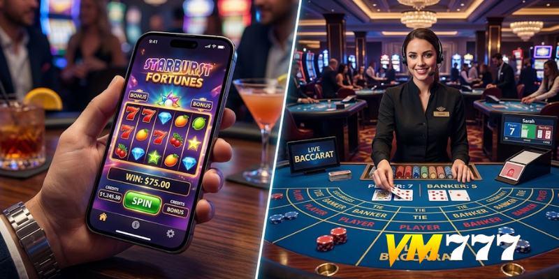 Perbedaan Slot dan Live Casino